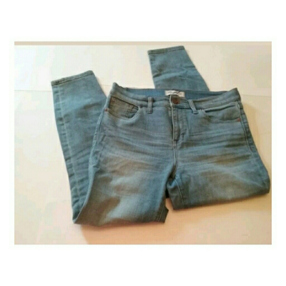 Madewell Womens Size 29 High Riser Crop Skinny